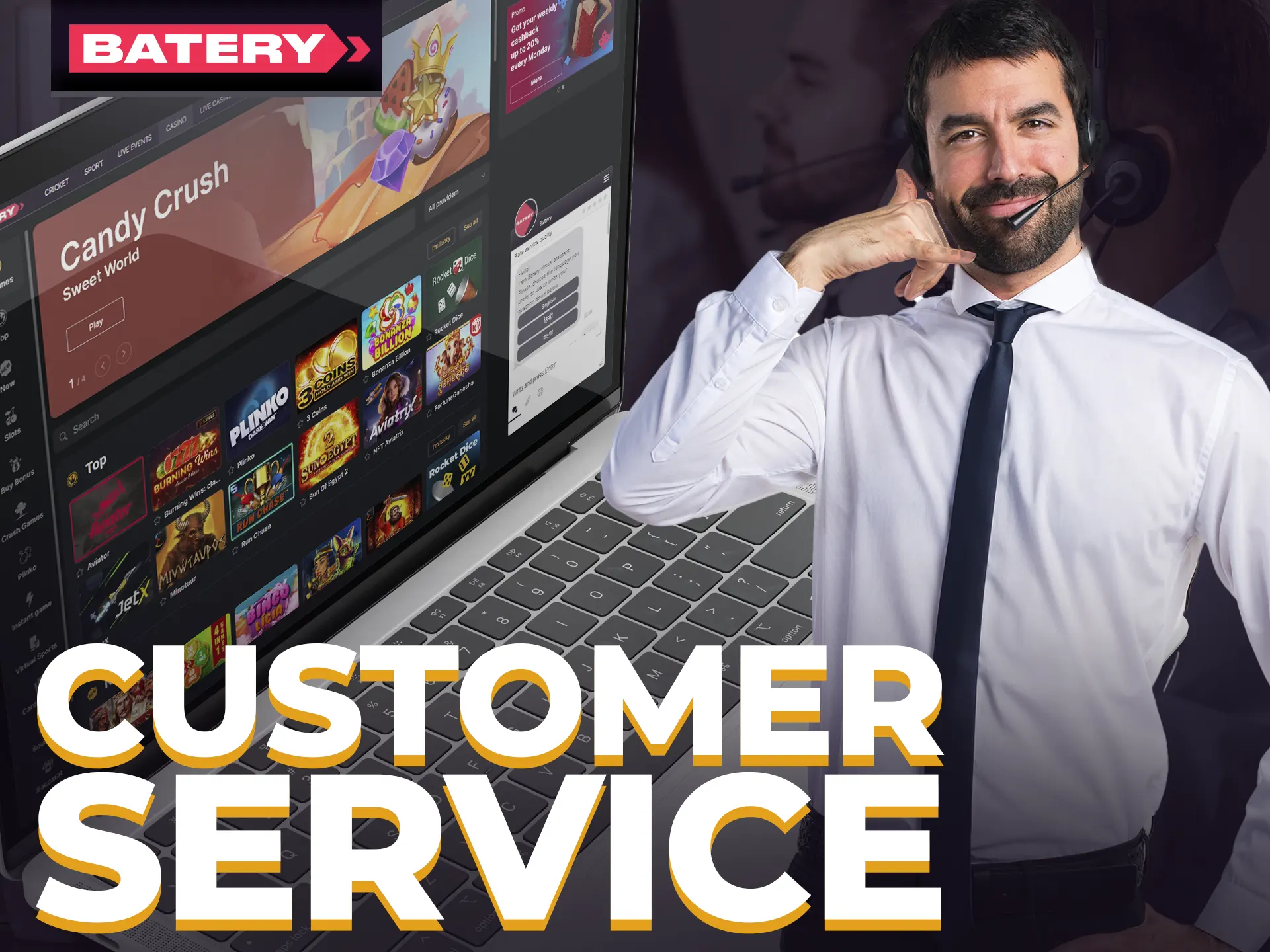 Email at or use live chat for quick assistance from Batery customer service.