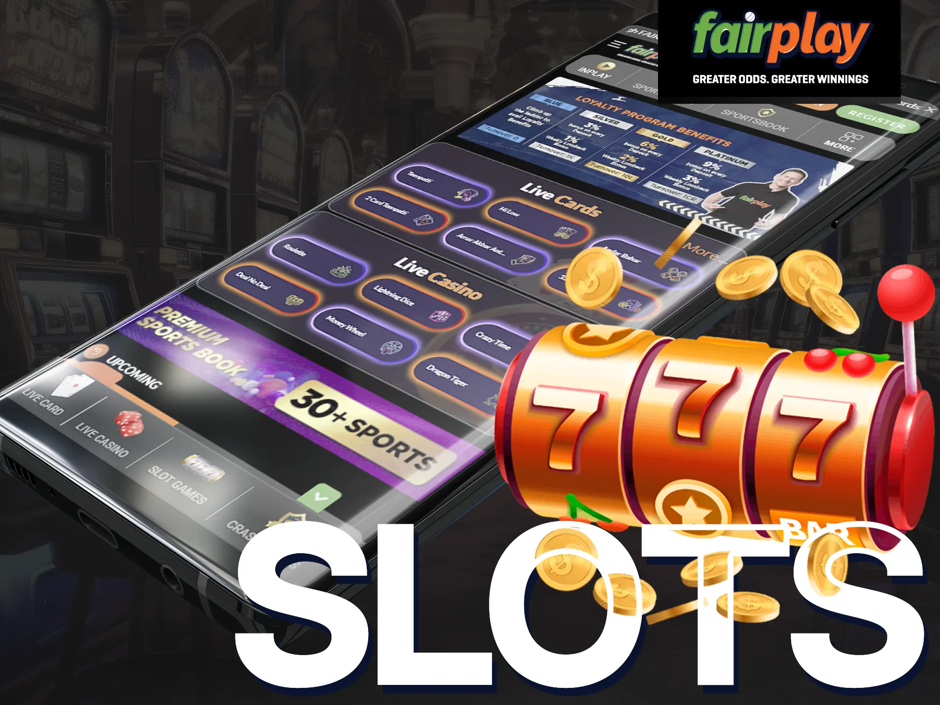 FairPlay App Slots feature software from 14 providers, including classic and modern options with bonuses.