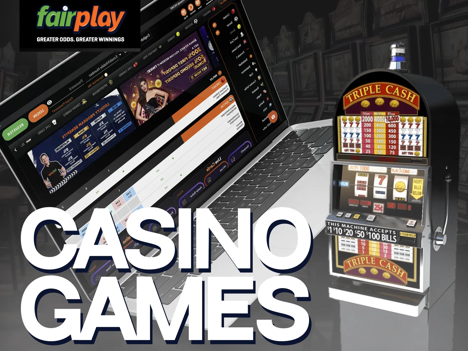 Fairplay casino games offers live card games, classic slots, and innovative slot features.