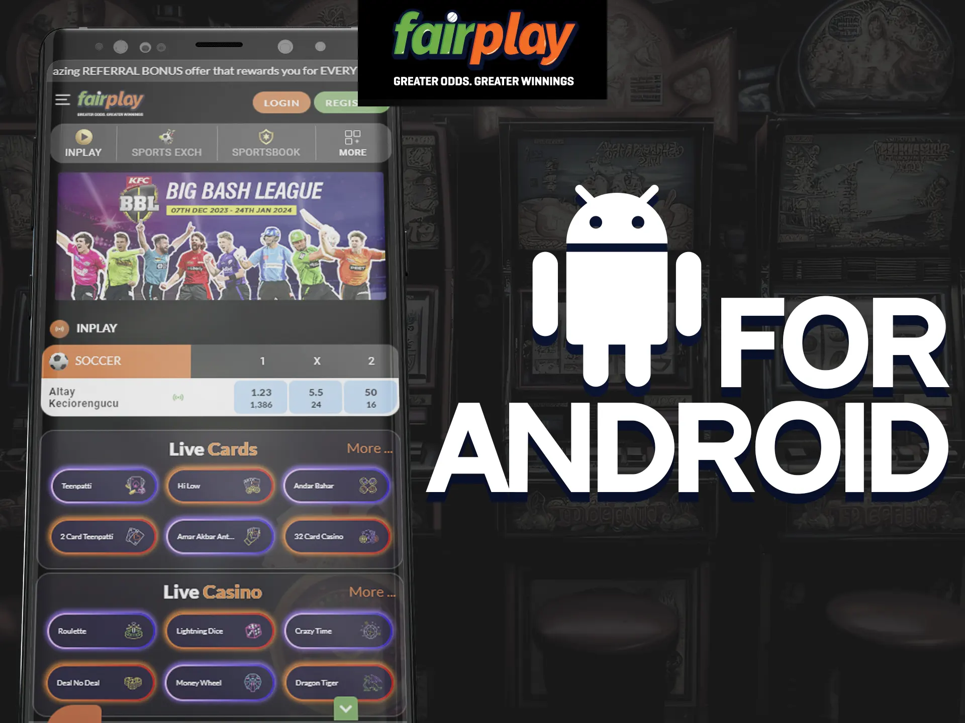 Take the opportunity to use a Fairsplay`s Android app.