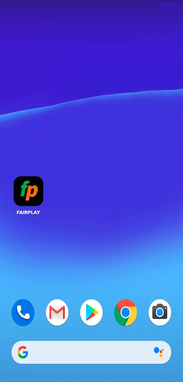 Launch the FairPlay app and place your first bet.