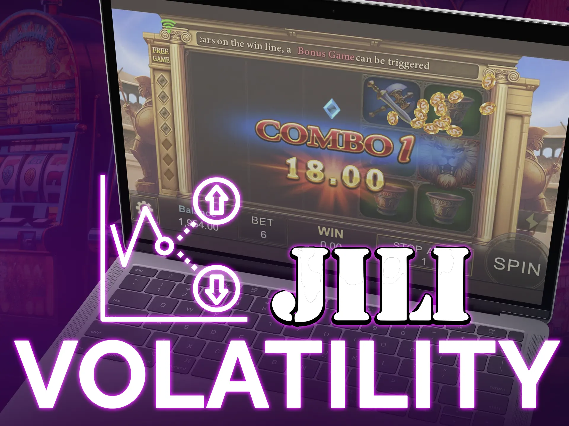 Try games with different levels of volatility from Jili.