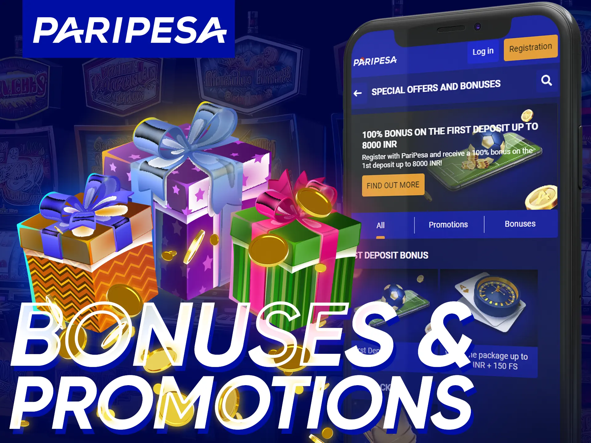 Paripesa Bonuses: Loyalty program, sports promos, cashback, freebets, reloads, first deposit, welcome package.