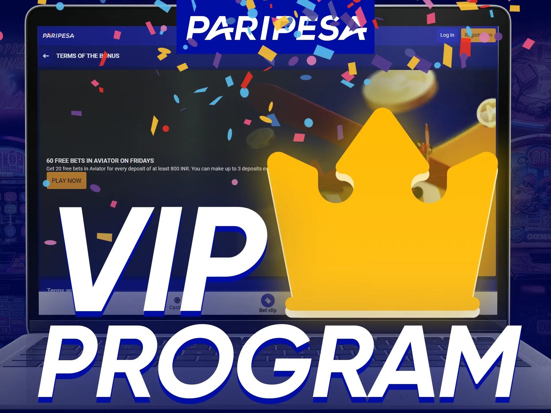 Paripesa VIP Program offers birthday freebets, VIP cashback, daily accumulator boost, and promo codes.