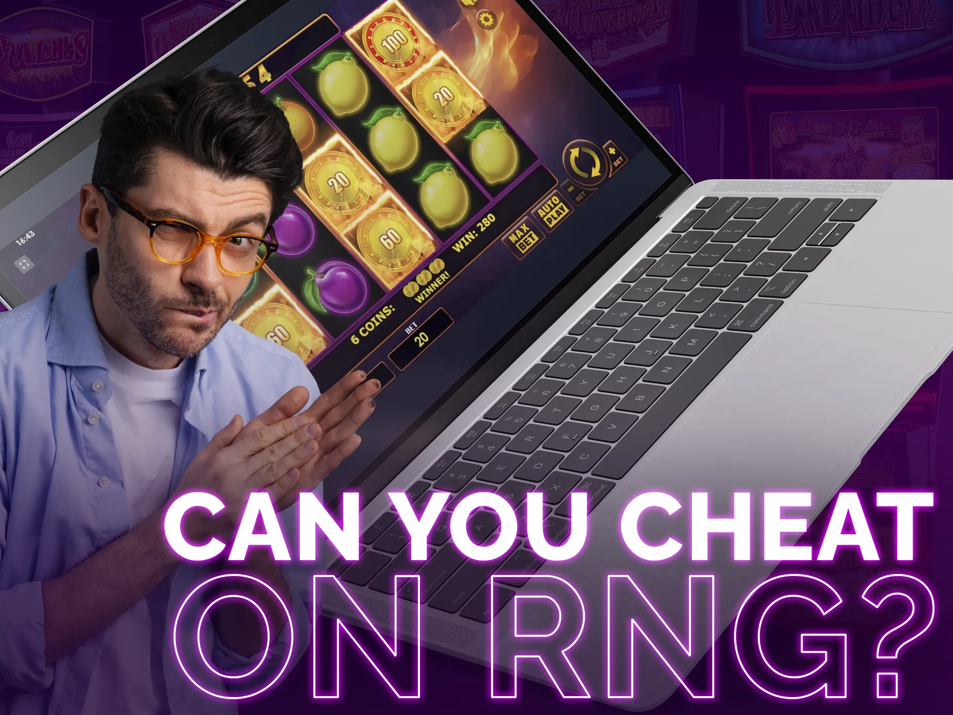 You can't cheat on real RNG in slot machines.