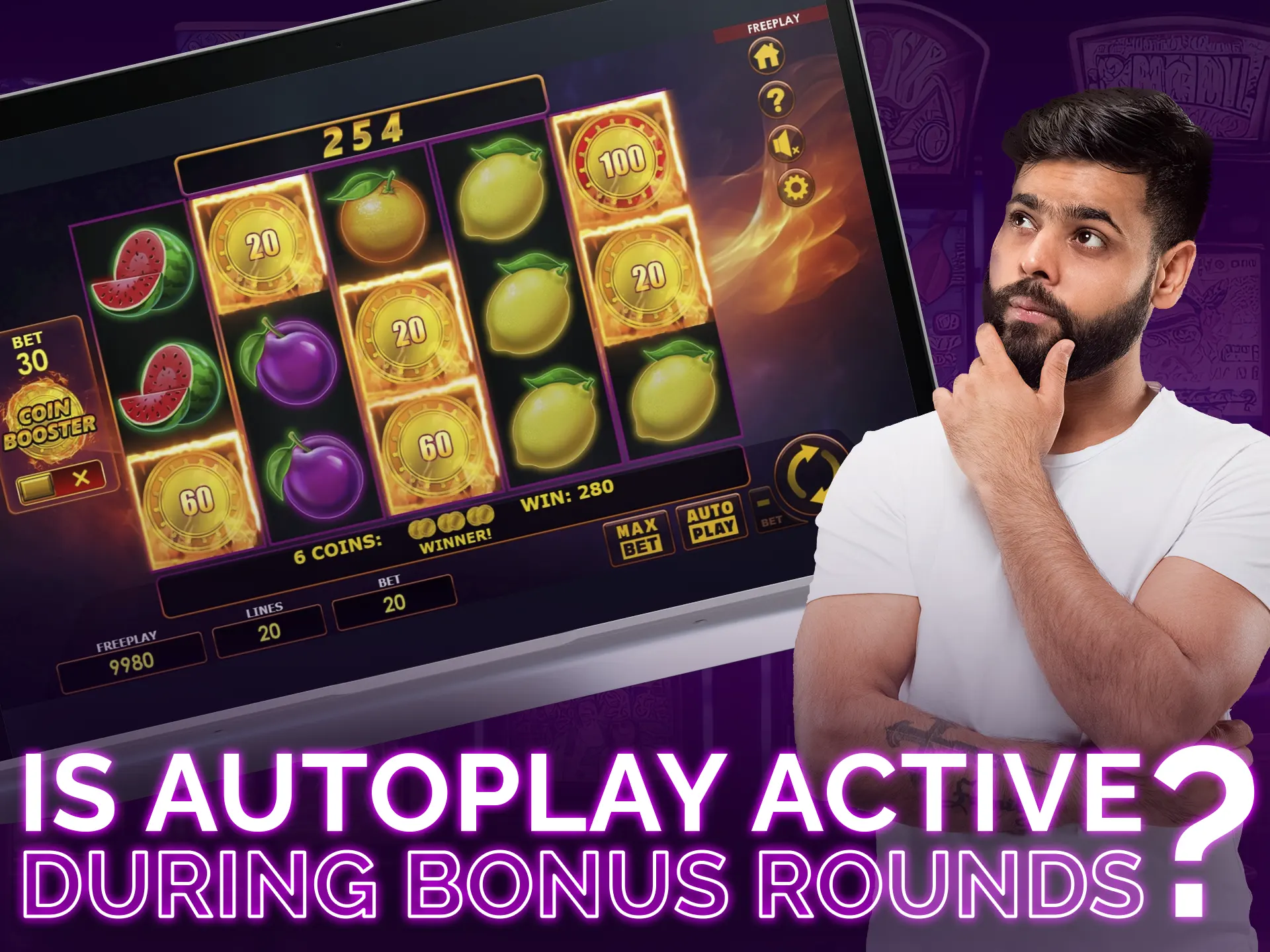 Autoplay during bonus rounds varies by slot and provider.