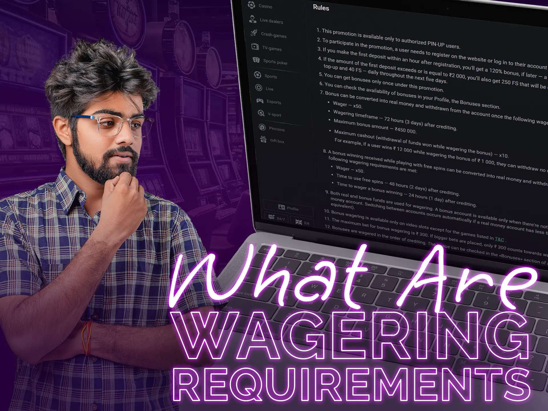 Wagering requirements explained for withdrawing online casino bonus funds.