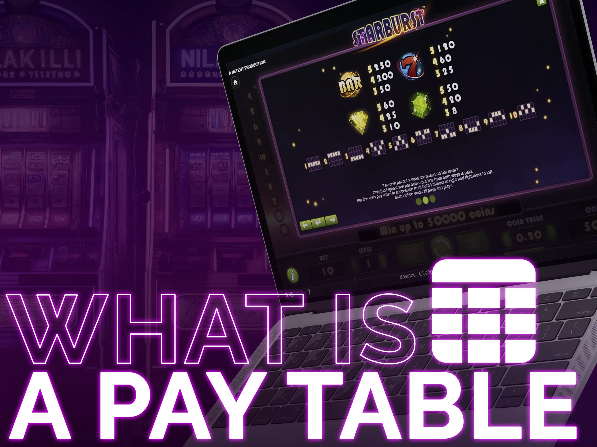 Pay table in slots explains game rules, symbols, and payouts.