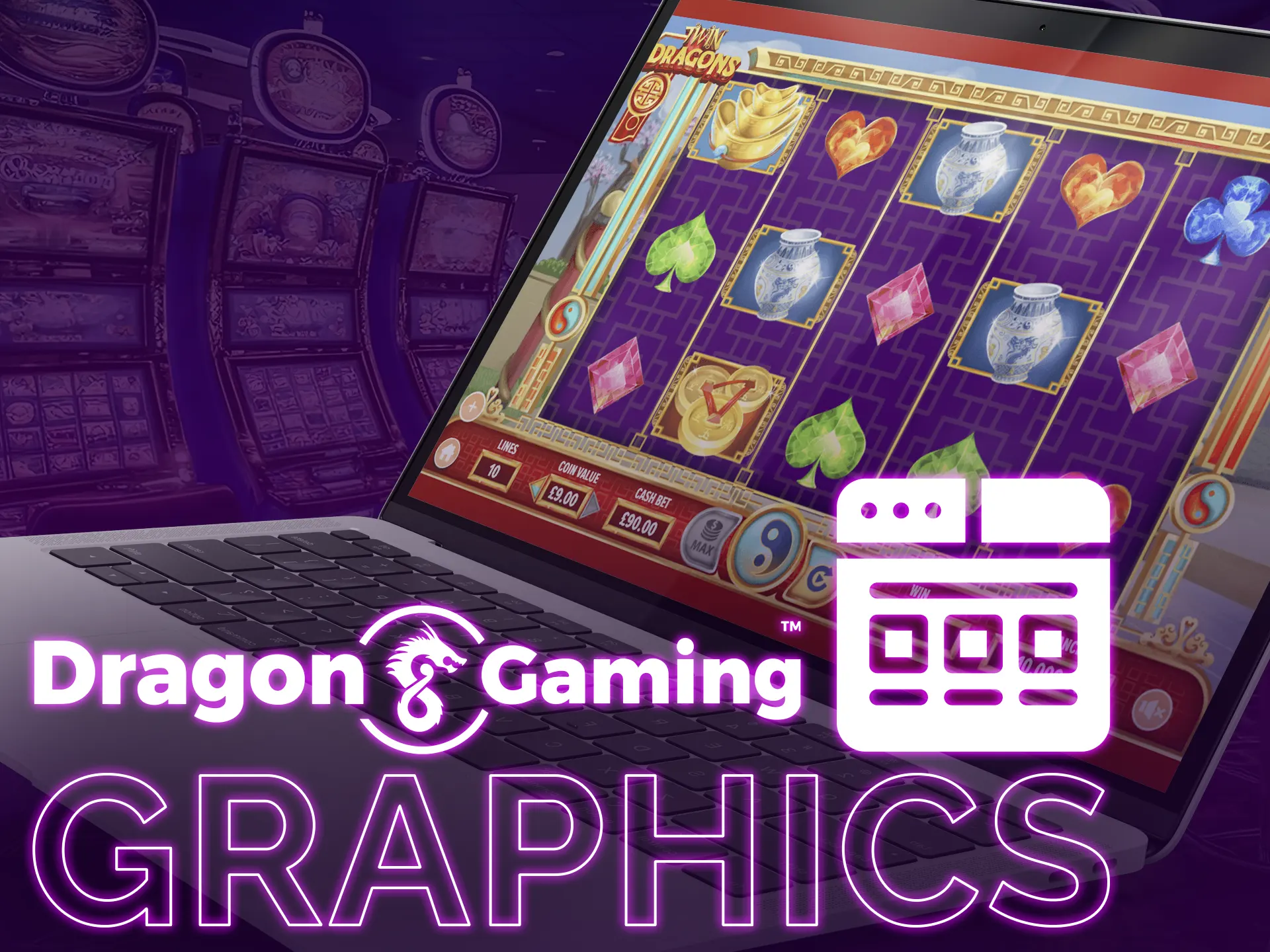 Dragon Gaming prioritizes high-quality graphics in all slot designs.
