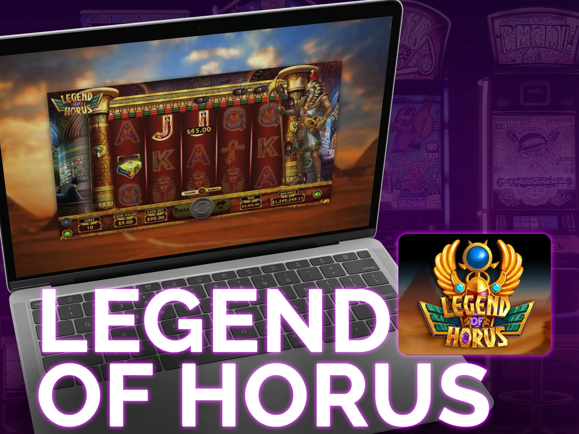 Experience Ancient Egypt with Dragon Gaming's Legend of Horus.