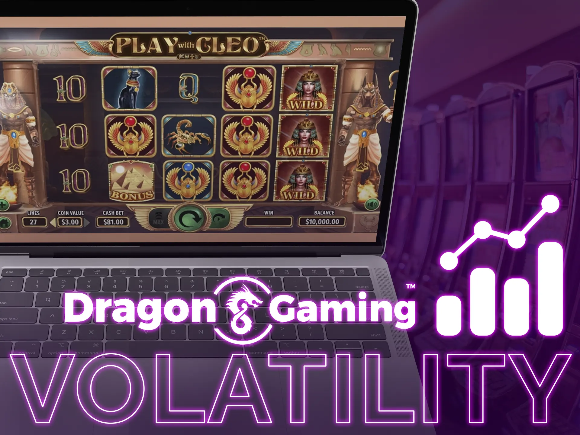Dragon Gaming slots offer medium to high volatility for big wins.