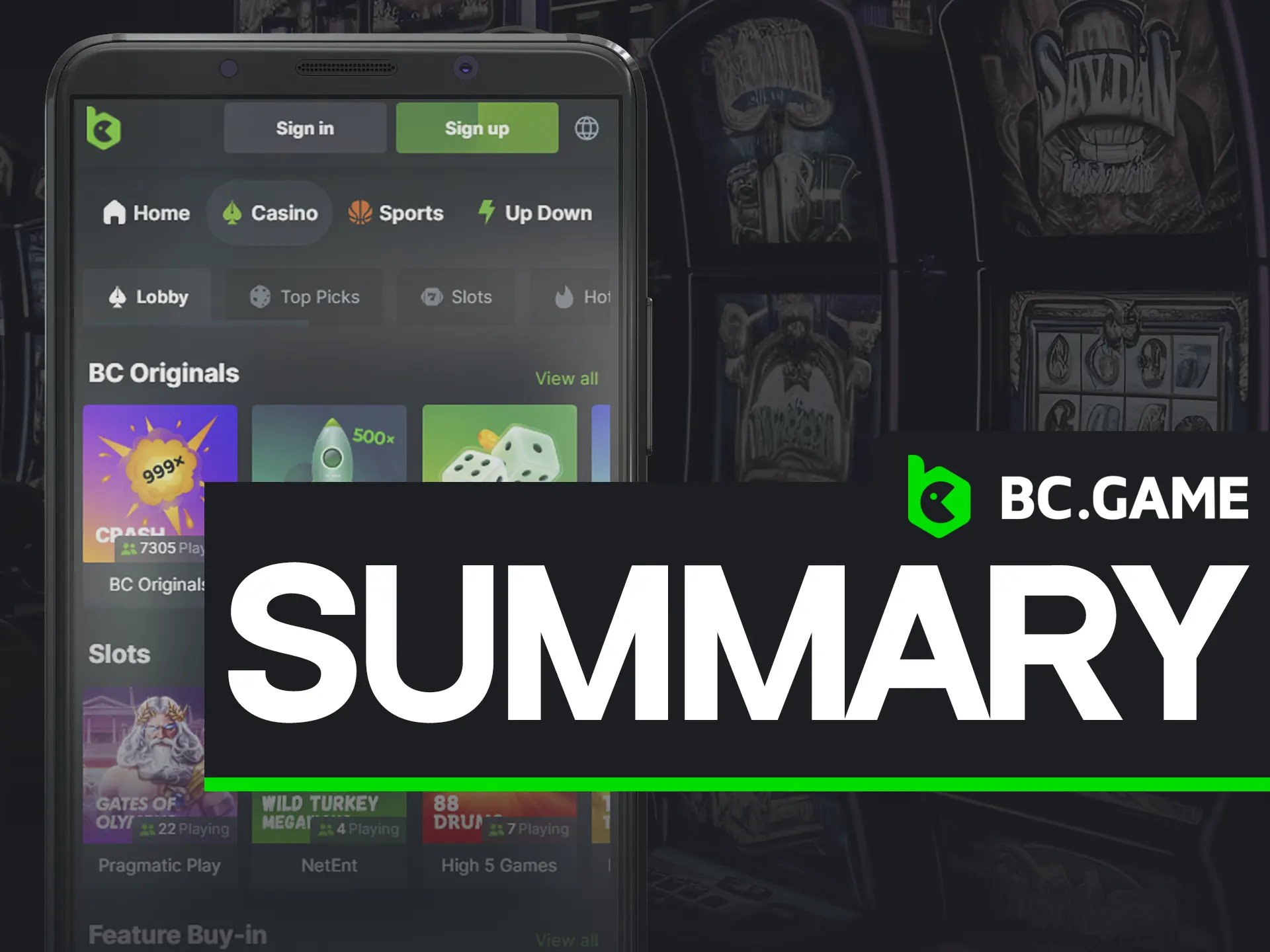 BC Game Casino app is legal and secure.