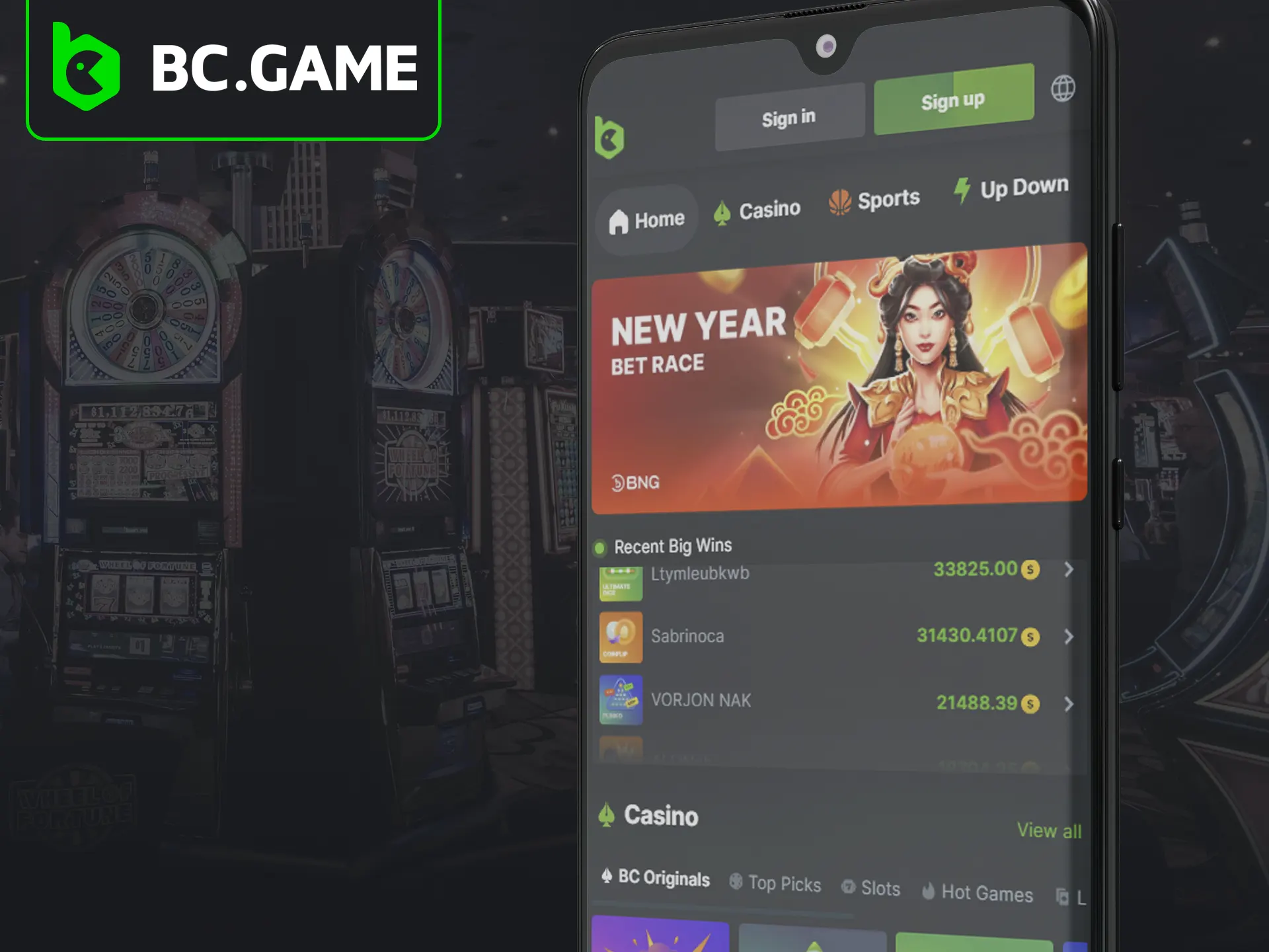 Access BC Game mobile website for convenient betting.