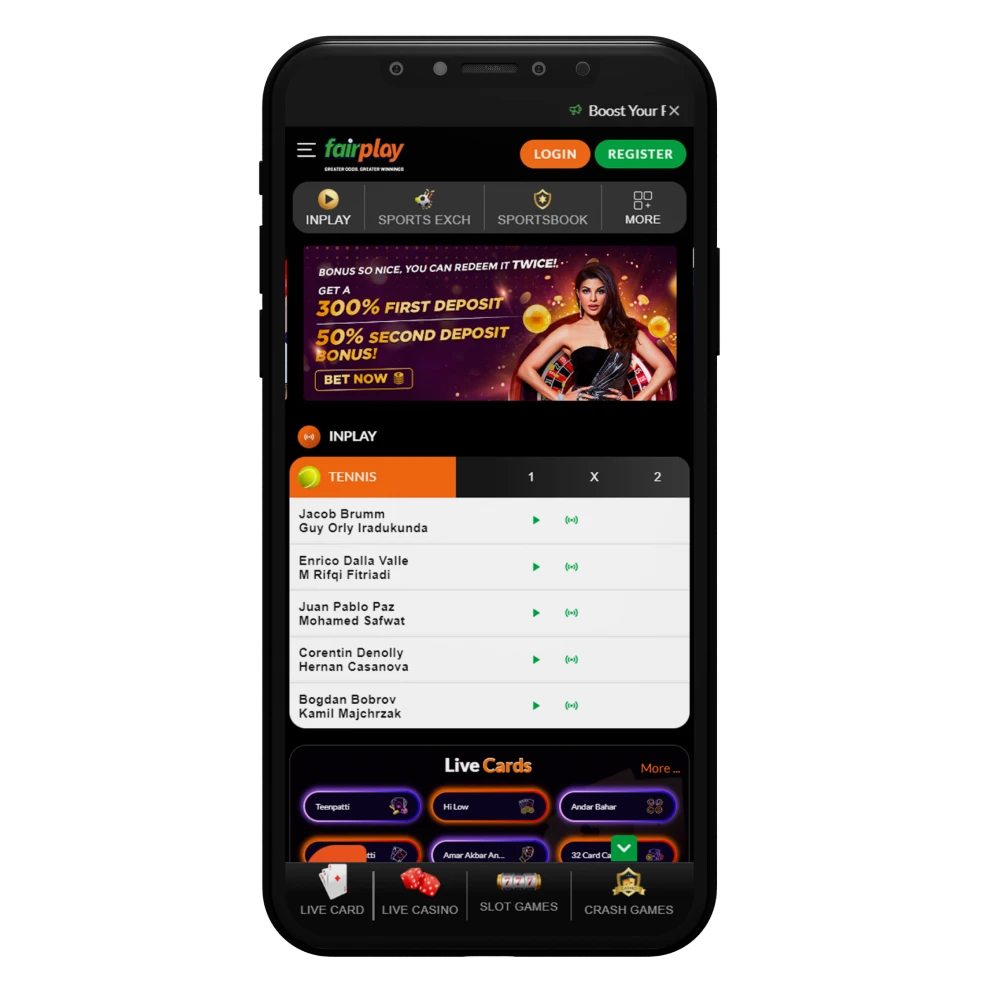 If you want to play the most profitable slots, choose the Fairplay casino app.