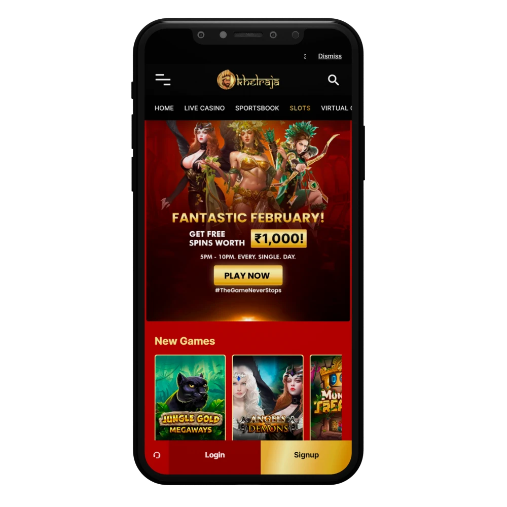 If you want to play slots, choose Khelraja casino app.