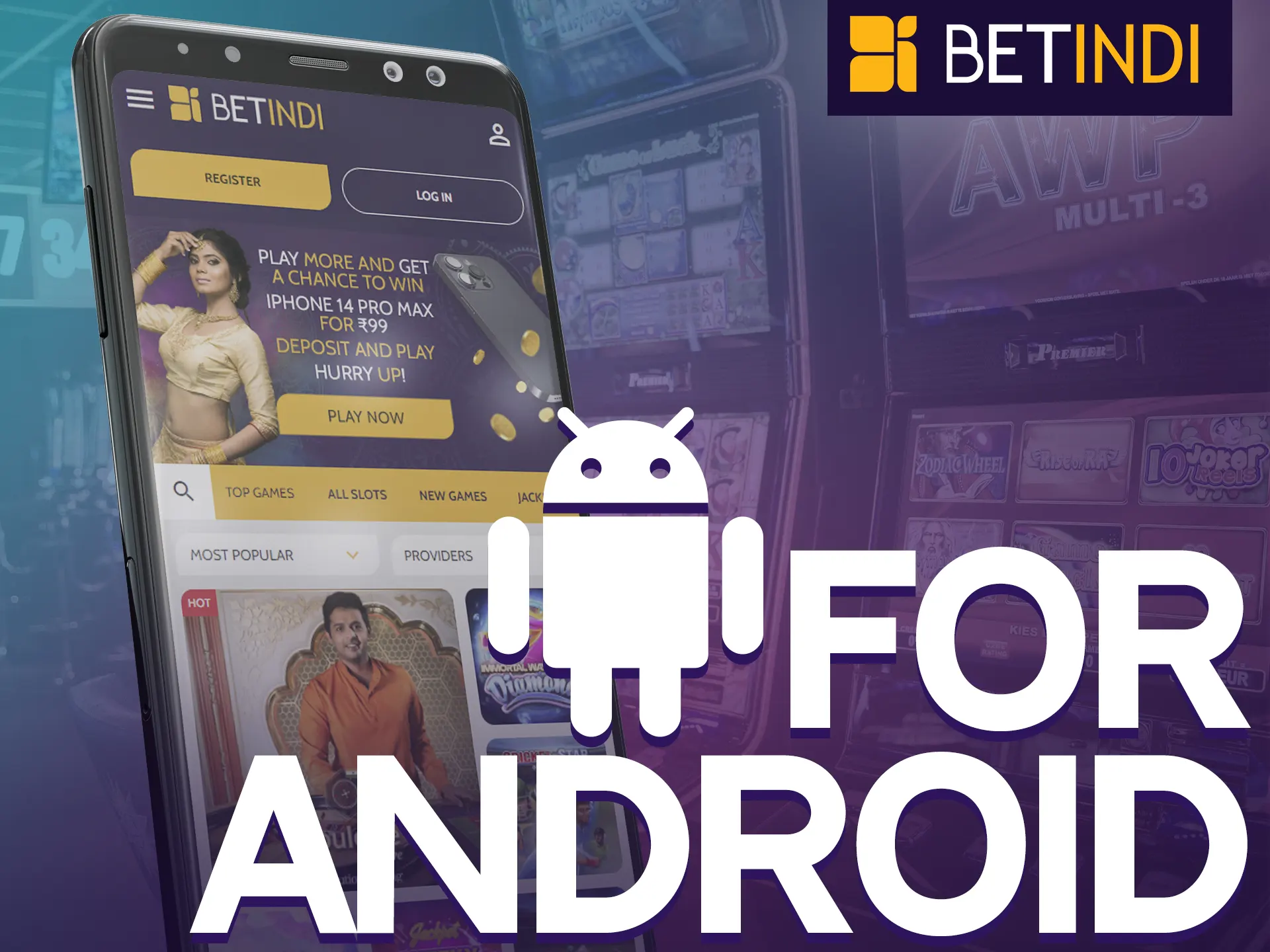 Betindi's Android app offers convenient gambling access.