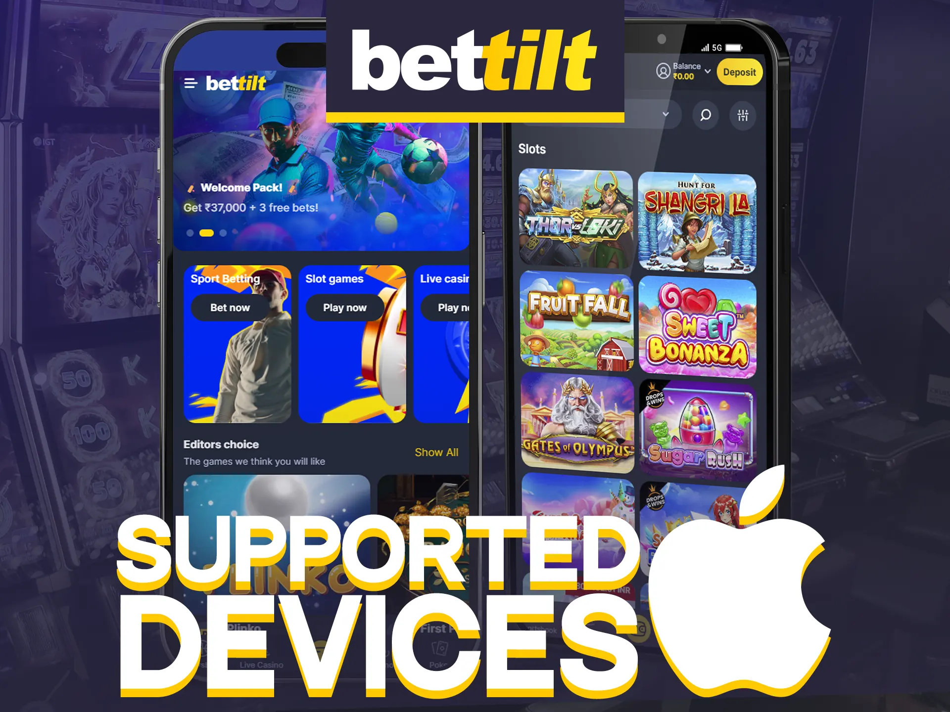 Bettilt's app supports various iOS devices for gaming.