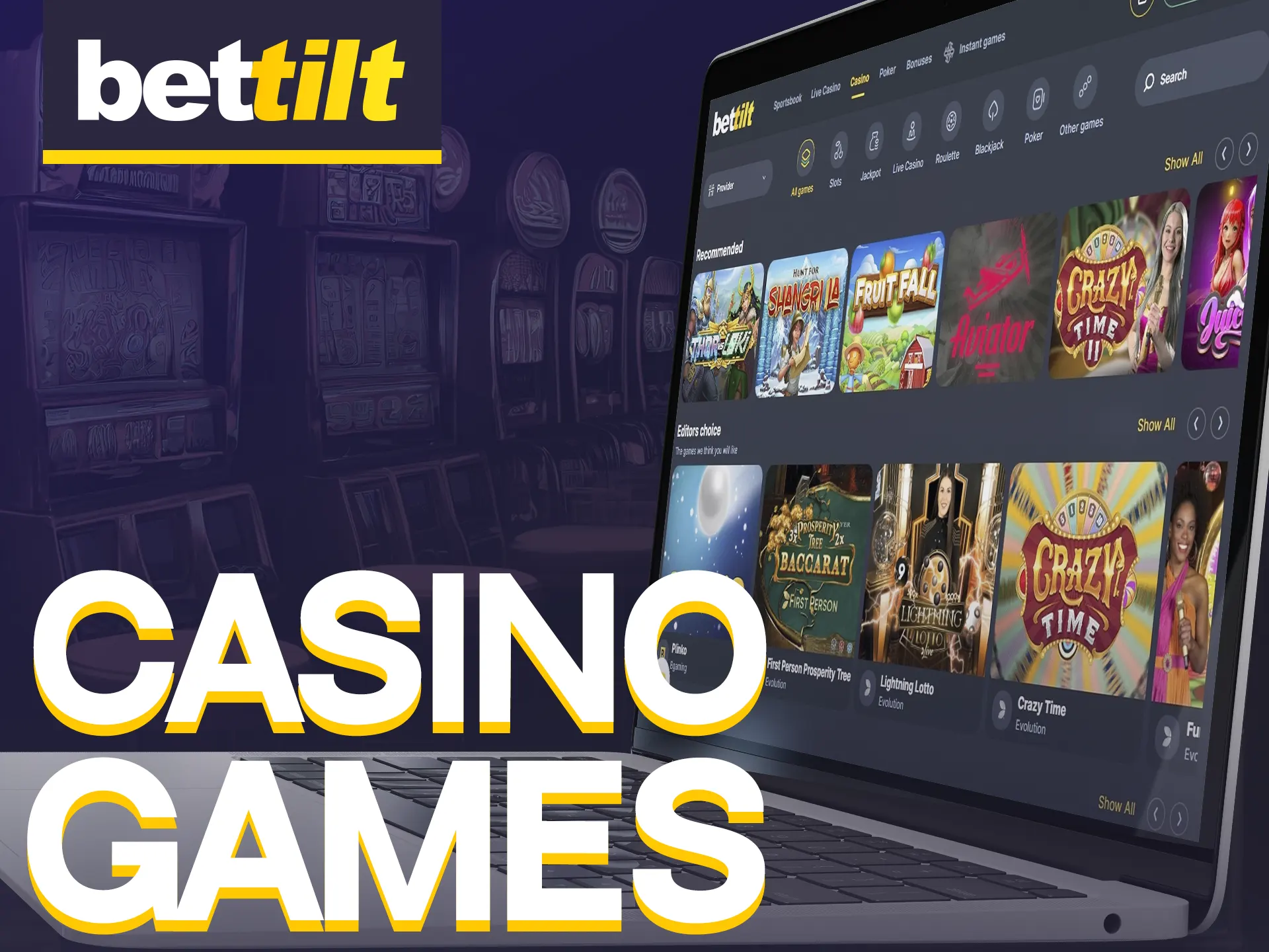 Explore diverse casino games at Bettilt.