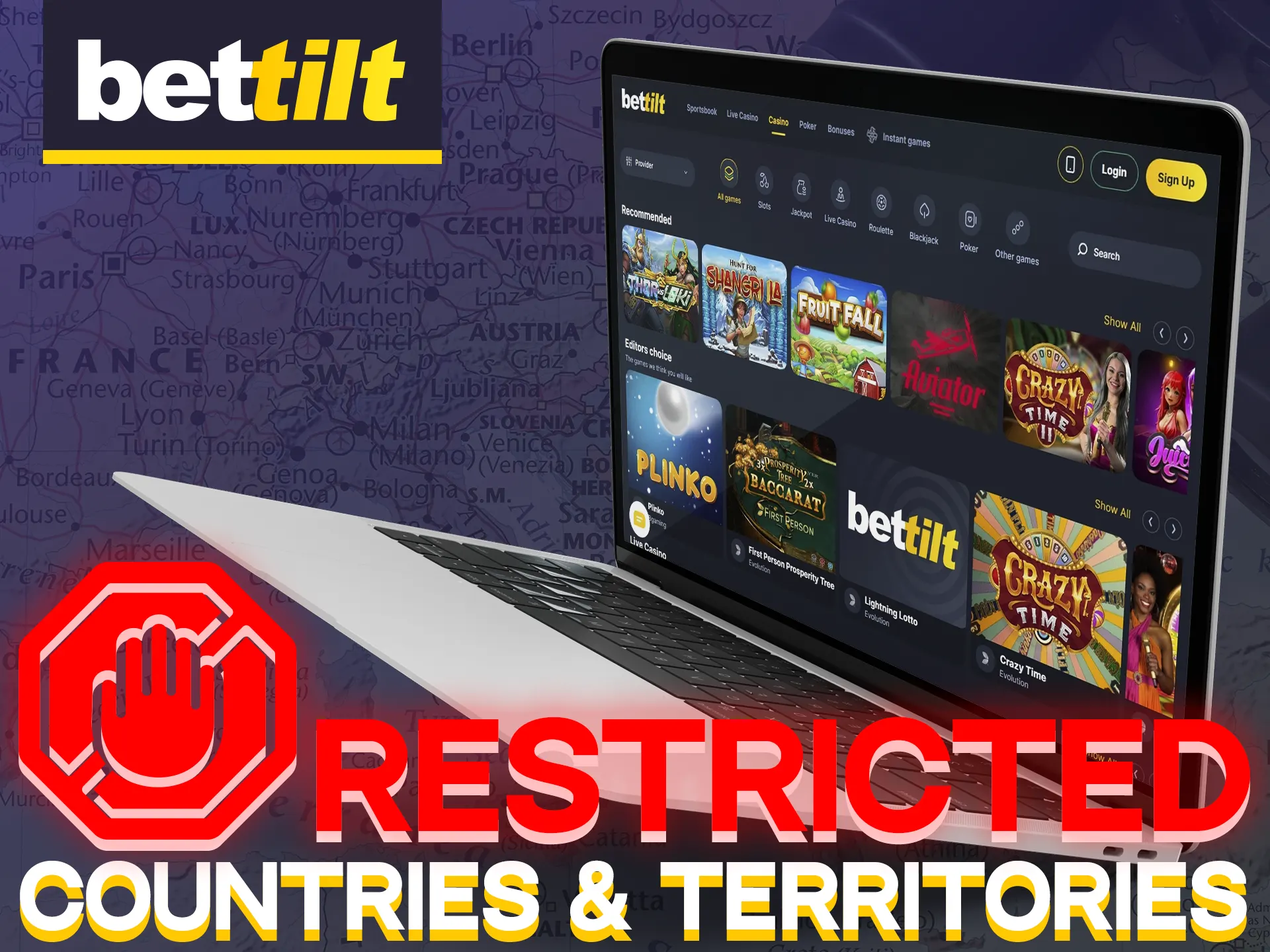 At Bettilt restrictions applying to certain countries and territories.