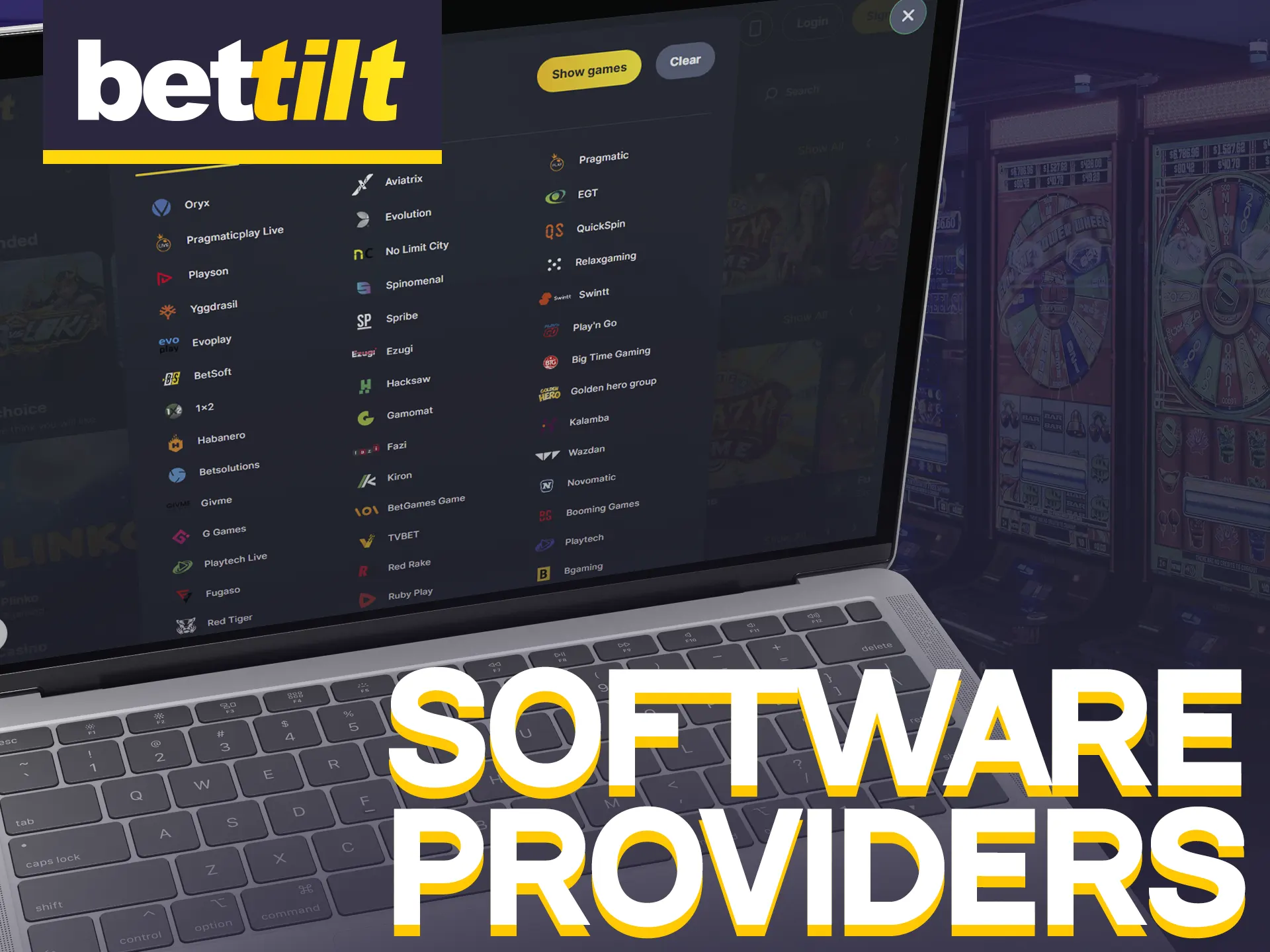 Bettilt offers games from top software providers.