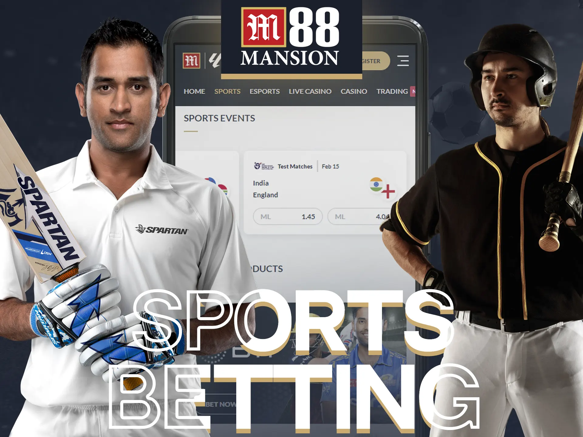 The M88 app offers diverse sports betting options.